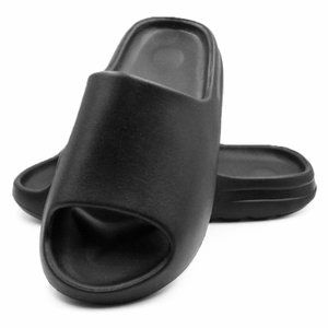 Unisex Sandals, Comfort Slip On, Black  Color, EVA.